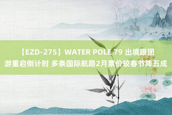 【EZD-275】WATER POLE 79 出境跟团游重启倒计时 多条国际航路2月票价较春节降五成