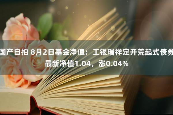 国产自拍 8月2日基金净值：工银瑞祥定开荒起式债券最新净值1.04，涨0.04%