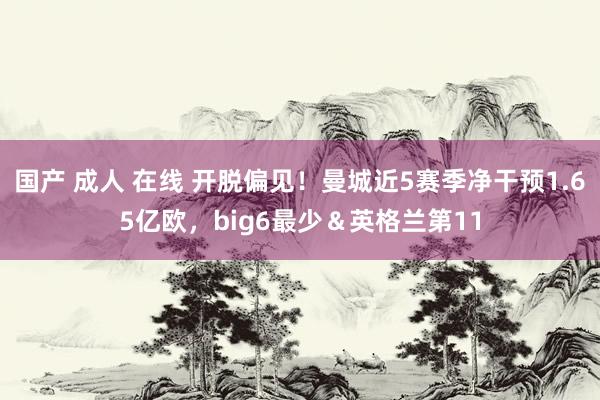 国产 成人 在线 开脱偏见！曼城近5赛季净干预1.65亿欧，big6最少＆英格兰第11