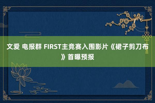 文爱 电报群 FIRST主竞赛入围影片《裙子剪刀布》首曝预报