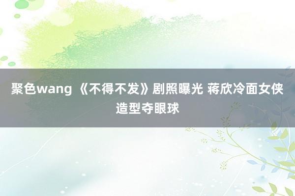 聚色wang 《不得不发》剧照曝光 蒋欣冷面女侠造型夺眼球