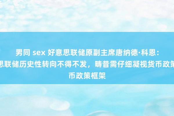 男同 sex 好意思联储原副主席唐纳德·科恩：好意思联储历史性转向不得不发，畴昔需仔细凝视货币政策框架