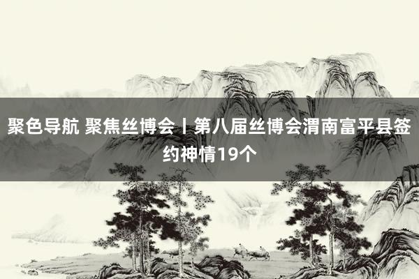 聚色导航 聚焦丝博会丨第八届丝博会渭南富平县签约神情19个